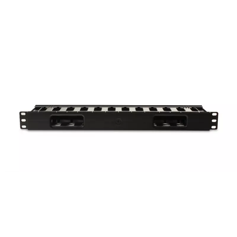 GETFORT OGF-PM Painel de Gestão de Cabos Horizontal Fechado 1U - Preto
