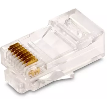 GETFORT Fichas de Rede RJ45 Cat.5e UTP 8P8C 100 Unidades