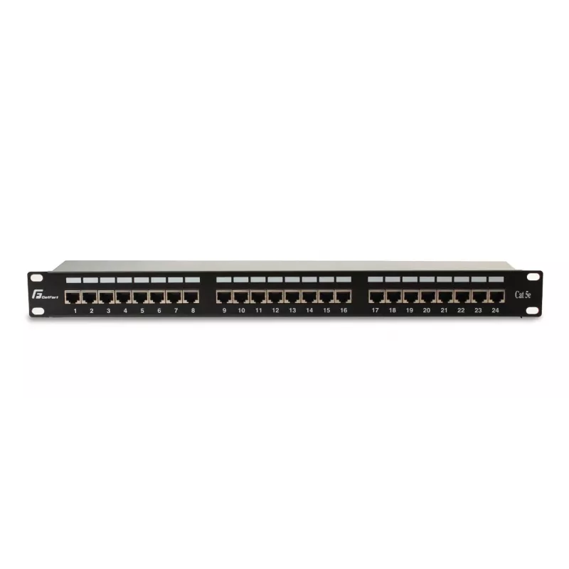 GETFORT PGF-5EFTP24-B6 Patch Panel FTP Cat.5e 24 Portas 1U Preto