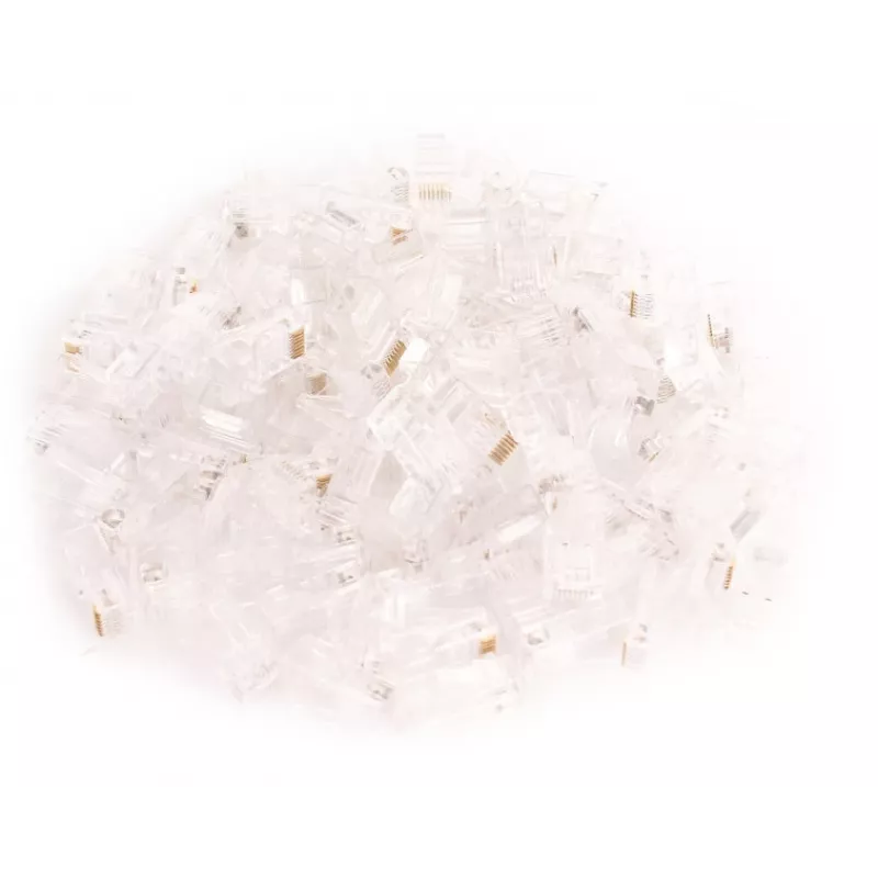GETFORT Fichas RJ45 Cat.6 UTP 8P8C Pack de 100
