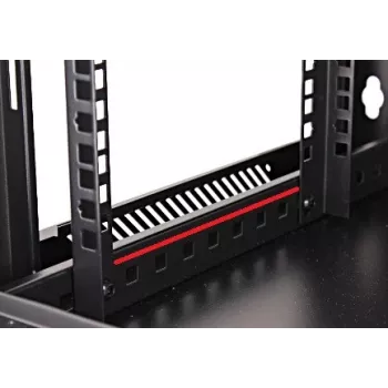 GETFORT Armário de Rede de Parede CALI 19 polegadas 4U 600x450 - Preto (WGF04-64EH-WGB)