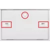 GETFORT Armário de Rack de Parede CALI 19 polegadas 6U 600x600 Cinzento RAL 7035