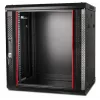 GETFORT CALI Armário de Rack de Parede 12U 600x600 19 polegadas Preto