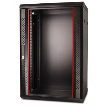 GETFORT CALI Armário de Rack de Parede 19 polegadas 18U 600x450 Preto