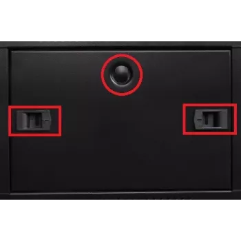 Armário Rack GETFORT CALI 15U 600x550 Montagem na Parede Dupla Secção Preto