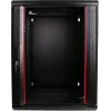 Armário Rack GETFORT CALI 15U 600x550 Montagem na Parede Dupla Secção Preto