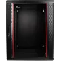 Armário Rack GETFORT CALI 15U 600x550 Montagem na Parede Dupla Secção Preto