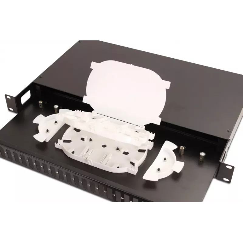 Painel de Patch de Fibra Ótica GETFORT GF-FO01-DX 1U 19