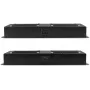Painel de Ventilação Getfort GF-FAN2 1U 19 inch com 2 Ventiladores, Preto