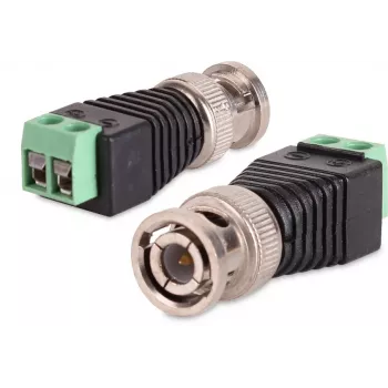 Adaptador GETFORT BNC Macho para Terminal de Parafuso 100 Unid.