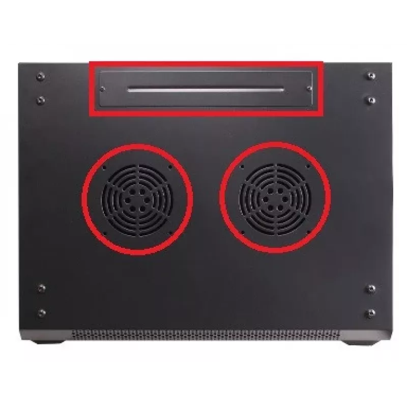 Armário Rack de Parede GETFORT ECO v2 19 inch 4U 600x450 Preto