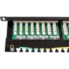 Painel de Patch FTP Cat.5e 24 Portas 0.5U Preto GETFORT PGF-5EFTP24-B8