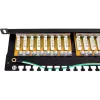 Painel de Patch GETFORT PGF-6FTP24-B8 FTP Cat.6 24 Portas 0.5U Preto