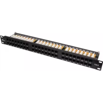 Painel de Patch UTP Cat.6 48 Portas 2U 19
