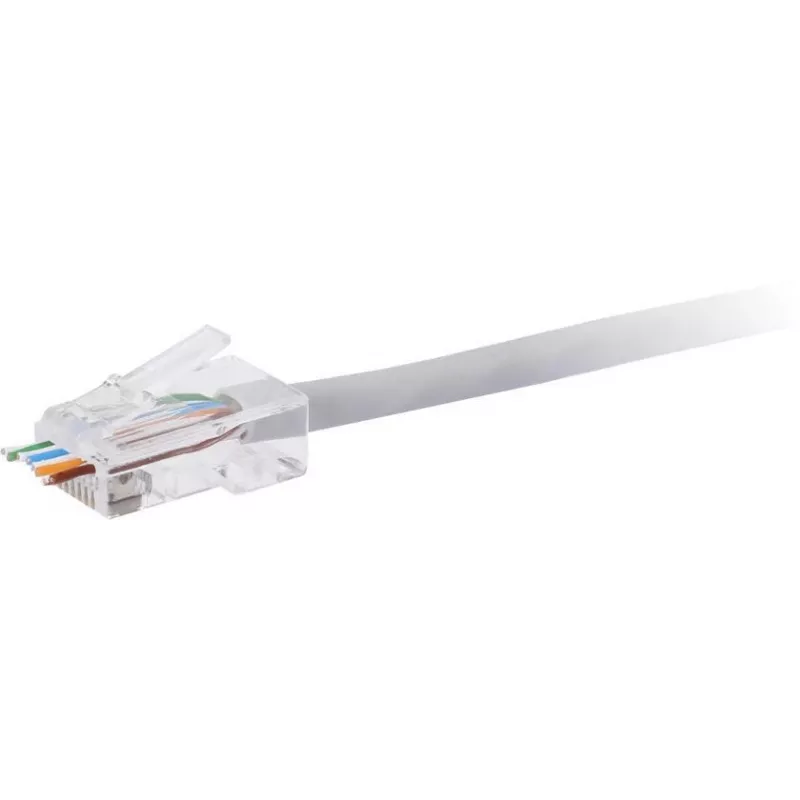 GETFORT conector modular RJ45 Cat.6 UTP pass-through 8P8C (pack de 100) - transparente