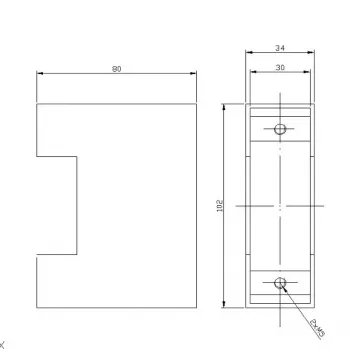 ELEKTRA-PLUS KASETA ELEKTRA R1 caixa de estore exterior, alumínio, 165x165 mm, montagem à superfície/embutida, cores RAL