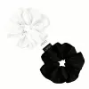 GLOV Elásticos de Cabelo de Cetim Medium Champanhe/Preto 2 unid.