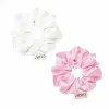 GLOV Elásticos de Cabelo de Cetim Small Pink/Preto pack de 2