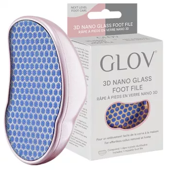 GLOV Lima de Pés de Vidro Nano Preto