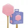 GLOV Bubble Burst 3-em-1 Esfoliante e Massajador de Silicone para Corpo, Couro Cabeludo e Costas - Rosa