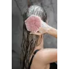GLOV Bubble Burst 3-em-1 Esfoliante e Massajador de Silicone para Corpo, Couro Cabeludo e Costas - Rosa
