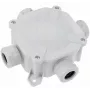 PAWBOL A.0035 Caixa de Derivação Estanque de Sobrepor PG16, IP67 (5x4mm²), Cinzento
