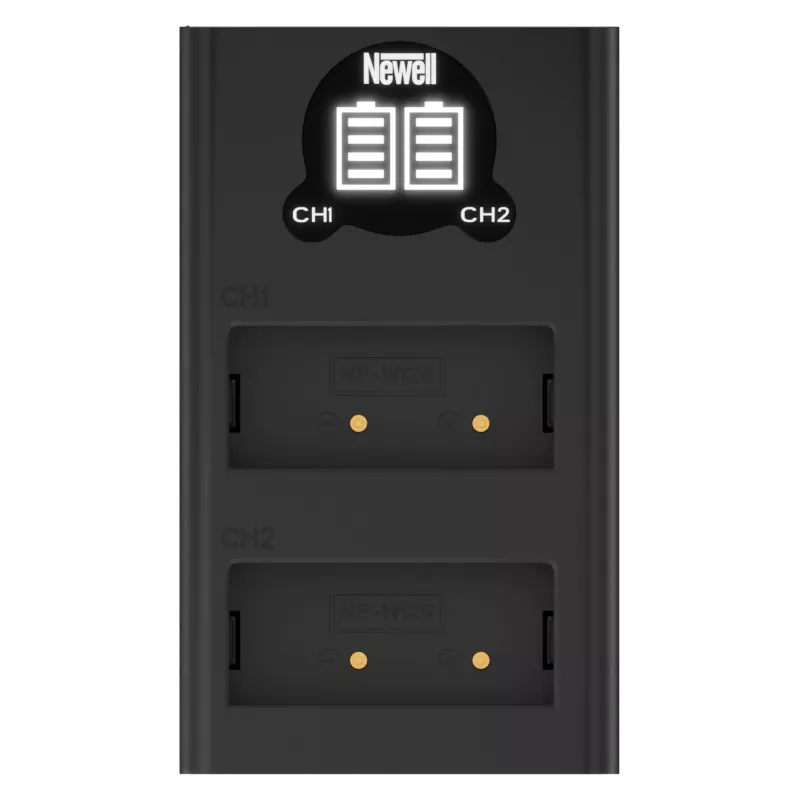Newell Carregador de Dois Canais DL-USB-C para Baterias Fujifilm NP-W126