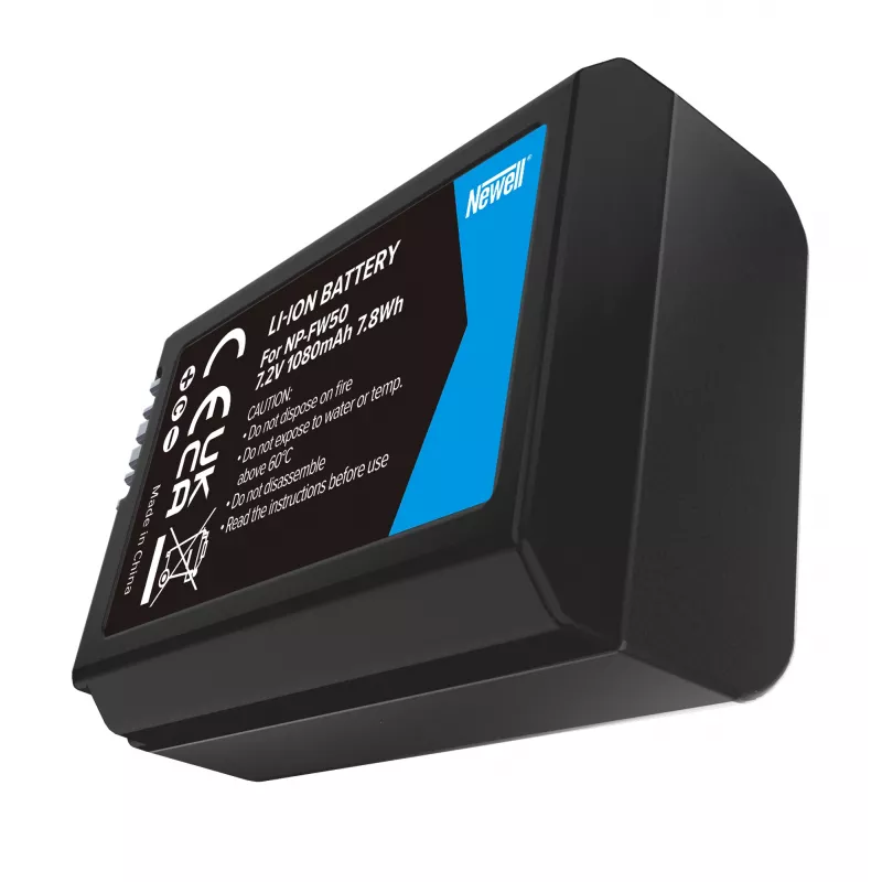 Newell Bateria de Substituição para Sony NP-FW50, 1100mAh, 7,4V Li-Ion, Preto