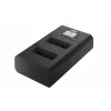 Newell Carregador de Dois Canais DL-USB-C e 2 Baterias SPJB1B para GoPro 8