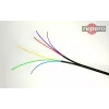 REPERO 735 Fita de Aviso Industrial 25mm x 25m Branco-Preto