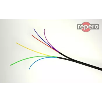 REPERO 735 Fita Isoladora Elétrica de PVC Industrial 19mm x 25m Preto
