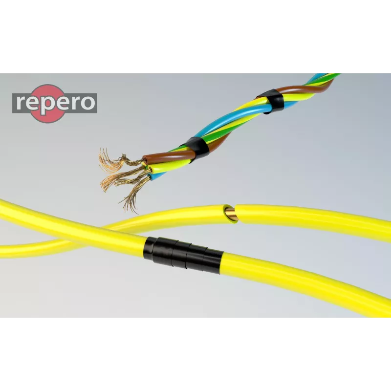 Repero 747 Fita Autovulcanizante de Silicone 25mm x 3m Preto TTE747S1-0025-03