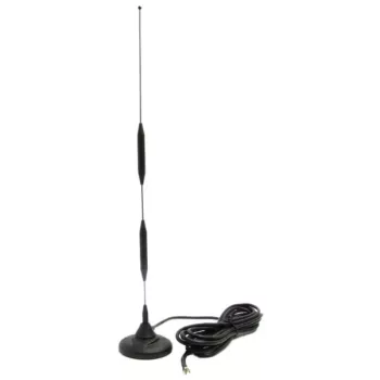 ROPAM AT-GSM-MAG-9dBi Antena GSM, 9 dBi, ficha SMA, base magnética, cabo de 3 m, preta