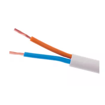 ELEKTROKABEL OMY 2x1mm² H03VV-F cabo elétrico branco 100m
