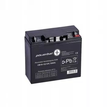 POWERBAT CB 18-12 bateria AGM 12V 18Ah