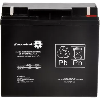 POWERBAT SECURBAT 18-12 bateria AGM 12V 18Ah