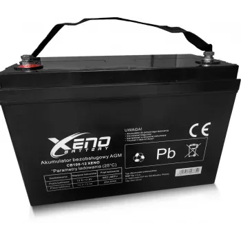 Bateria AGM BAT Xeno Black 12V 100Ah