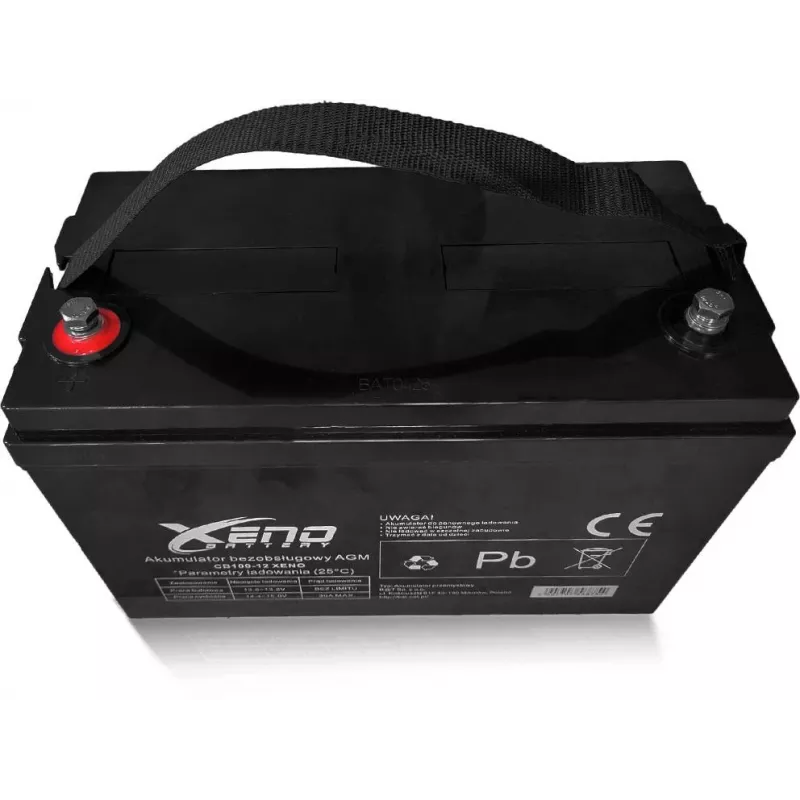 Bateria AGM BAT Xeno Black 12V 100Ah