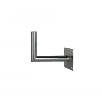 CORAB USL-48/250AL Suporte de parede angular para mastro de 48mm, braço de 250mm, alumínio, prateado