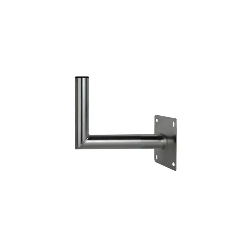 CORAB USL-48/250AL Suporte de parede angular para mastro de 48mm, braço de 250mm, alumínio, prateado