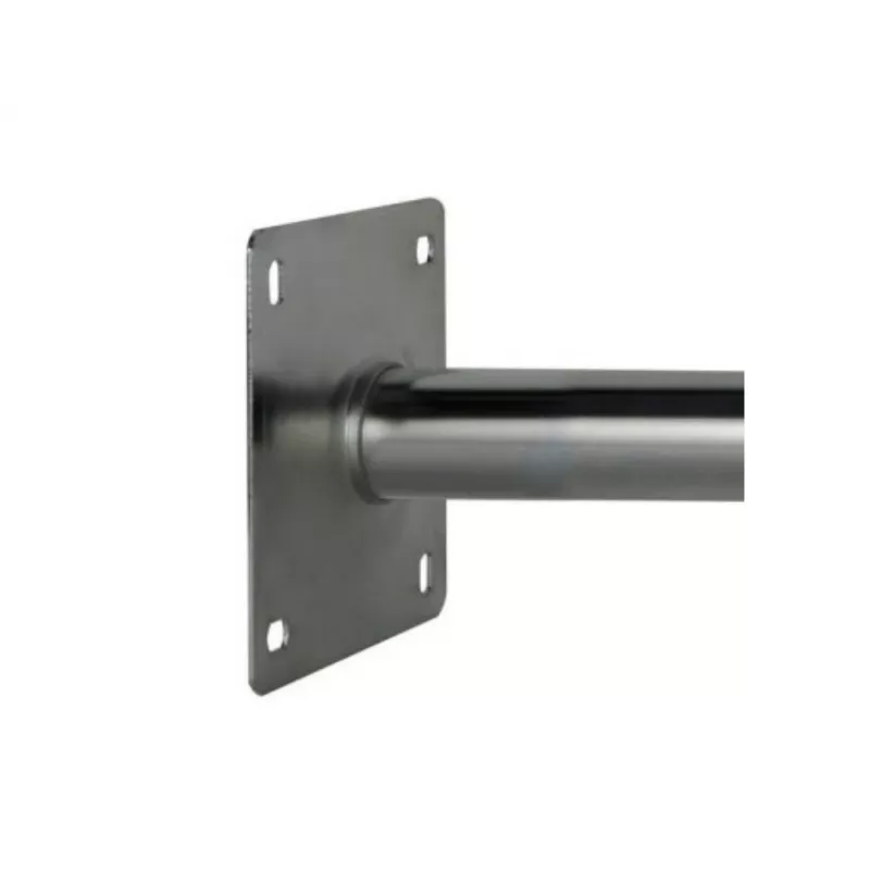 CORAB USL-48/250AL Suporte de parede angular para mastro de 48mm, braço de 250mm, alumínio, prateado