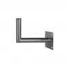 CORAB USL-48/300AL Suporte de parede de canto para antena parabólica, alumínio, tubo de 48 mm, braço de 300 mm