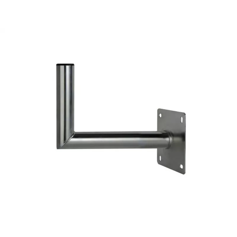 CORAB USL-48/300AL Suporte de parede de canto para antena parabólica, alumínio, tubo de 48 mm, braço de 300 mm