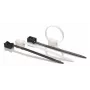 TRYTYT UP-1035UV suporte de cabos universal com cinta, resistente aos raios UV, preto, 100 pcs
