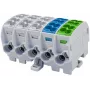 Bloco de distribuição SIMET SIMBLOCK SCB 25-5X Al/Cu 80/150 1x10-25mm² 5x1.5-16mm² cinzento