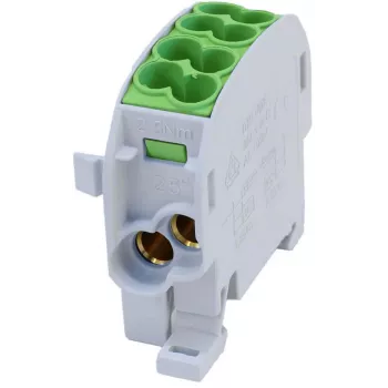 Bloco de distribuição derivado SIMET SCB 25 Al/Cu 80-110 SIMBLOCK, verde 81501005