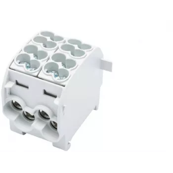 Bloco de distribuição SIMET SCB 25-2 Al/Cu 80-120 SIMBLOCK - cinzento 81505002