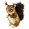 Esquilo de peluche mascote peluche realista castanho 22 cm LEAN TOYS