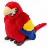 Papagaio de peluche Arara ave exótica mascote peluche vermelho 24 cm LEAN TOYS
