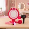 Conjunto de penteados LEAN TOYS com secador, espelho, luzes, sons e acessórios